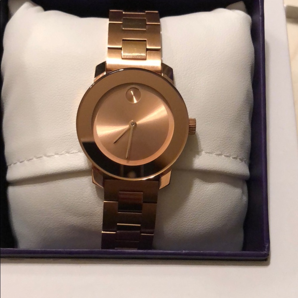 Movado Bold in rose gold